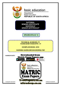 Technical Sciences P1 Exemplar GR 12 2018 Eng & Afr Marking Guidelines.pdf